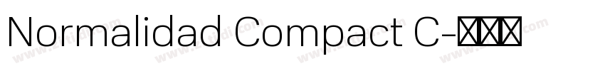 Normalidad Compact C字体转换